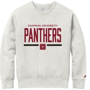 LEAGUE Chapman University Panthers Gray Crewneck Sweatshirt